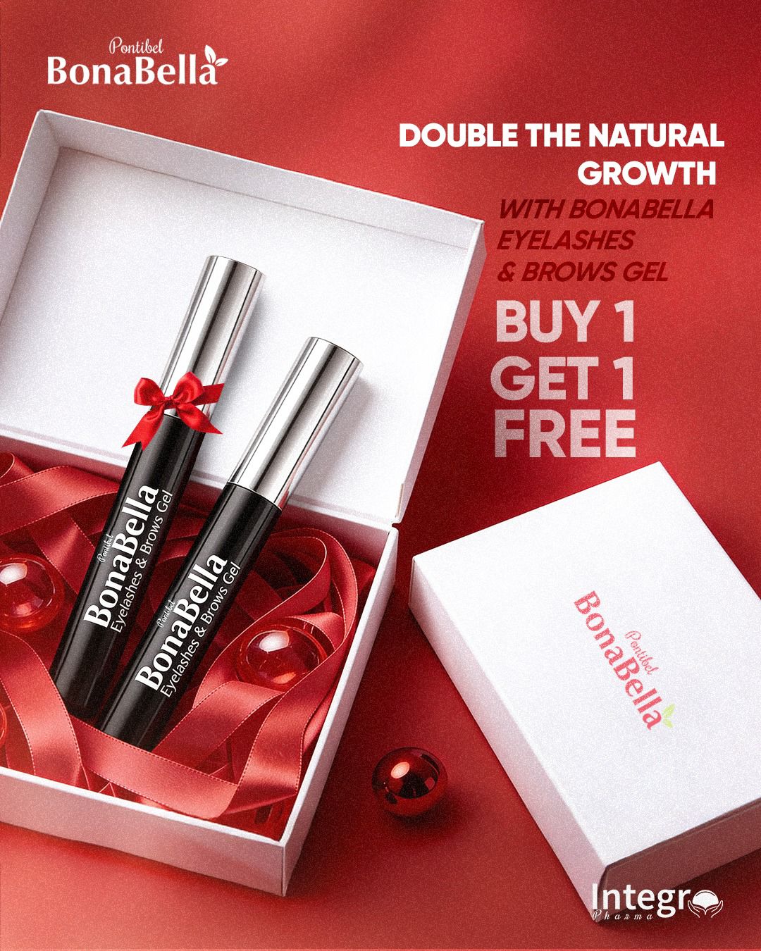BonaBella Eyelashes&Brows Gel 10ml (Buy 1 Get 1)