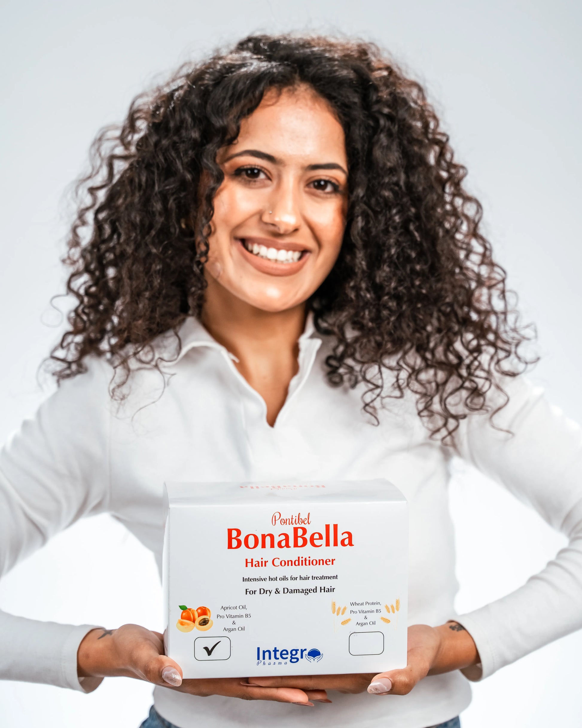 بلسم شعر بونابيلا بزيت المشمش 35 جم – عبوة 24 كيس